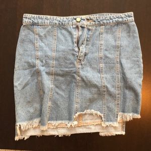 Denim Mini Skirt